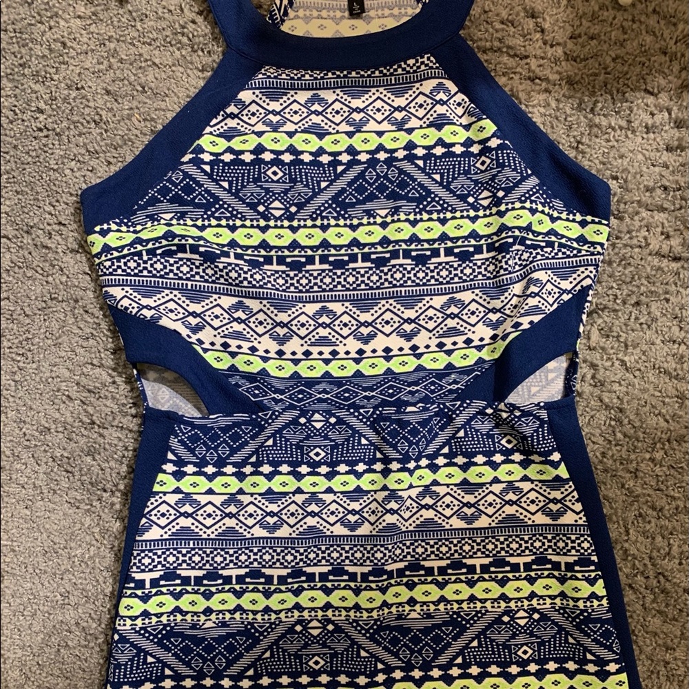 Derek Heart sleeveless colorful dress with tags